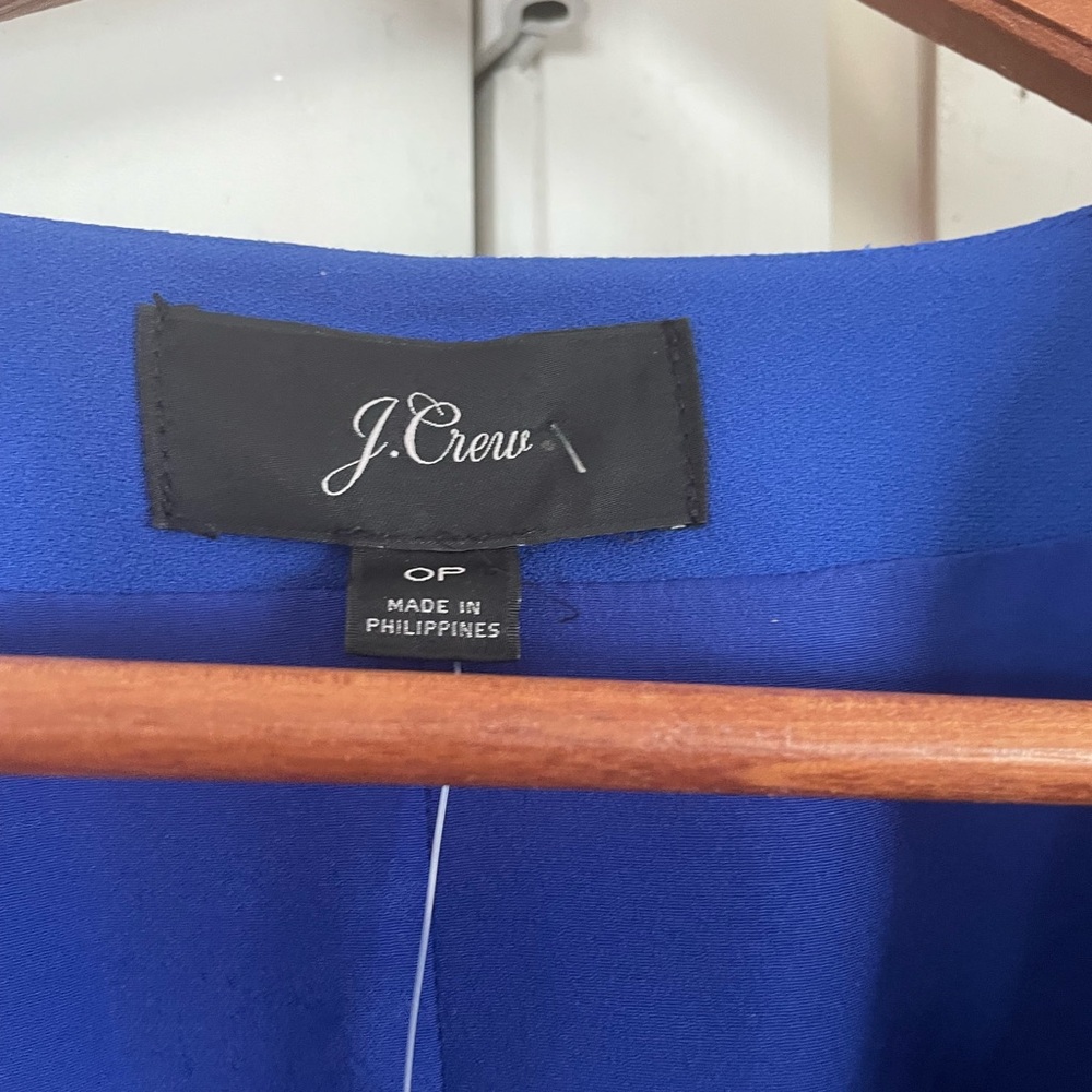 Gorgeous blue  J Crew dress size Petite 0 zero
